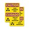 Signmission Radiation & Laser Sign, 10 in H x 7 in W, Plastic, Rectangle OS-2PACK-CR-P-710-L-10169 - alternate 1